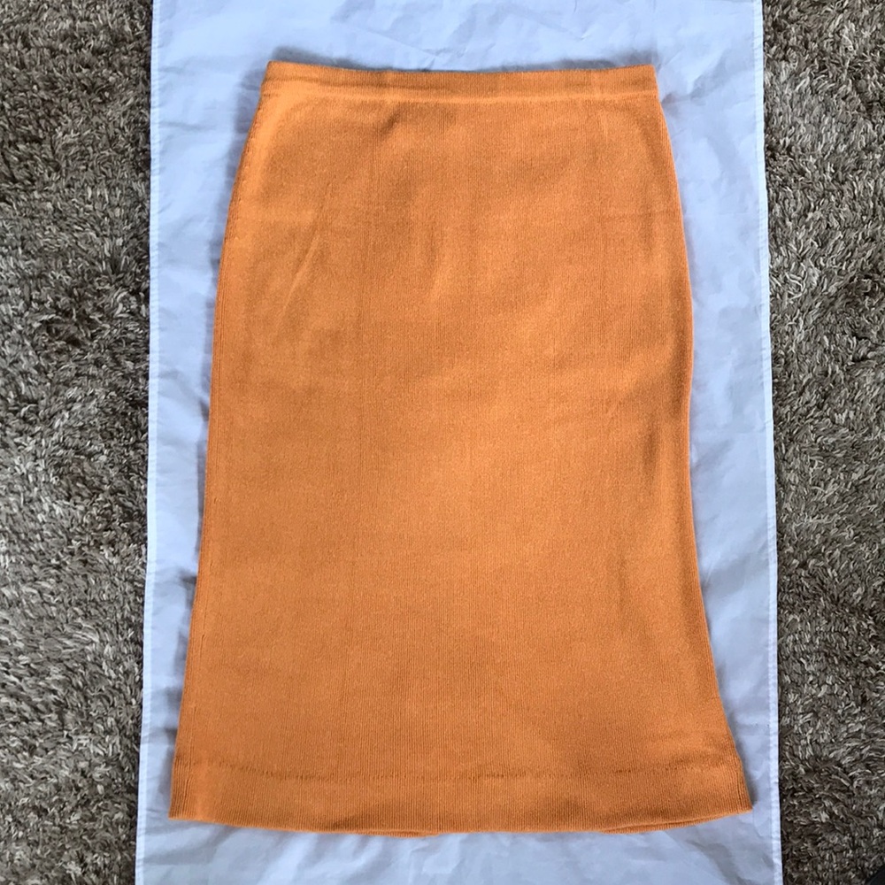 Adrienne Vittadini Silk/Cotton Skirt, Size M